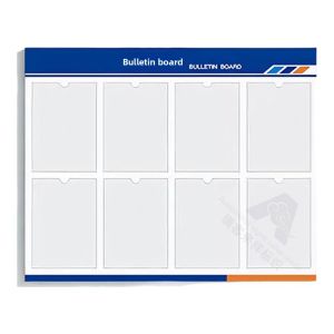 RUIKELAIXIANG | Indoor/Outdoor Mobile Acrylic Bulletin Board with Card Slots for Food Safety and Occupational Health Notices