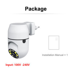 JIENUO | Tuya Wireless Camera IP HD Tuya Human Auto Tracking Cctv Security Surveillance Color IR Night Vision Indoor Wifi Home Cam
