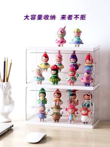 YEYA hộp nhựa mini Giá trưng bày lưu trữ giá làm bằng tay tủ trưng bày trong suốt hộp trưng bày acrylic