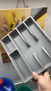 Khay Nhựa Chia Ngăn Đựng Dao Muỗng Thìa Đũa - Chính Hãng IKEA