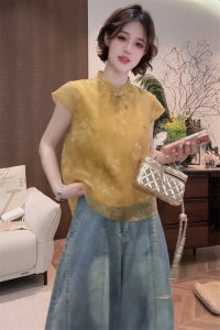 SHIMO | National Style Short Sleeve Light Summer Blouse