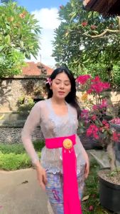 KEBAYA SANTILI METALIK - KUTUBARU PANJANG PREMIUM