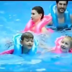 Runvictor Kids Swim Vest Float Jacket Inflatable Buoyancy Aid Adjustable Straps Pool Beach Rumah Tangga Safety Training