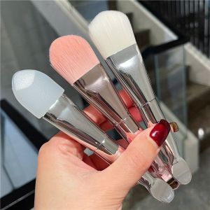 Facial Brush Soft Silicone Soft Brush Facial Applicator Cosmetic Brush Silicone Soft Hair Brush面膜硅胶软毛刷刷子