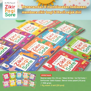 (ISI 10 BUKU) Al Matsurat Zikir Pagi dan Sore untuk Anak - Ziyadbooks
