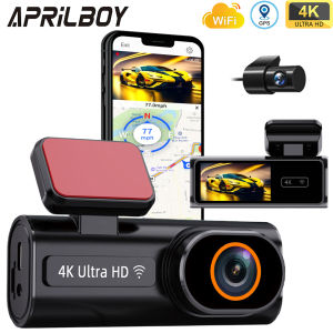 Ultra HD 4K Car Front Dash Cam Mini WIFI DVR Black Box Room With 24H Parking Monitor Night VisionGPS/Rear View Camera Optional