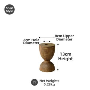 Vintage Decorative Wooden Candle Stand