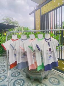 Bộ cộc tay cổ trụ in hình Angler BENTY BT096  đồ bộ trẻ em cao cấp thoáng khí  thấm hút mồ hôi