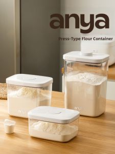 anya | Moisture Proof Insect Repellent Food Grade Small Capacity Flour Storage Container