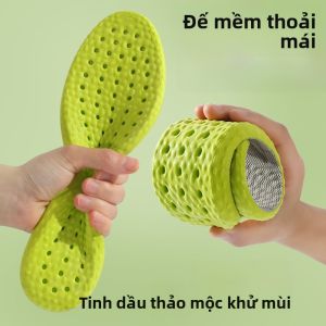 XIANZHAO | Miếng lót giày thể thao nam nữ đế dày hấp thụ sốc thoải mái mùa hè cao su đàn hồi cao Miếng lót giày thoải mái cho người lớn