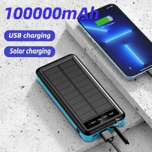 power bank orginal Solar power bank Power bank type c fast charger fast charging brand mini powerbank fast charger 100% original power bank 50000mAh/100000mAh/150000mAh