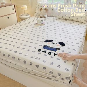 NAIYOUCHENG | All Seasons Mattress Protector Bed Cover Three-Piece Set
