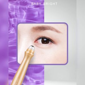 Cây lăn mắt mờ nếp nhăn Baby Bright 5Hya & Peptide Firming Eye Roller Serum 15ml