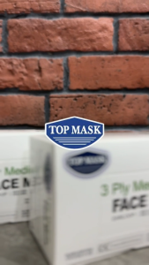 Top Mask 3 Ply Medical Facemask | BFE 99% | [Made In Malaysia] Top Glove Face Mask Sold in 1 Carton