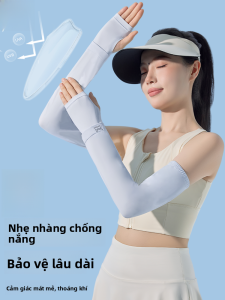 MiiOW | Tay lụa băng MiiOW mùa hè 2025 tay chống nắng rộng rãi mỏng chống tia UV cho nữ khi đi xe máy và lái xe