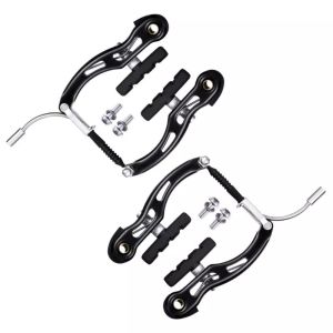 rem sepeda vbrake steel black sepeda lipat mtb minivelo dll