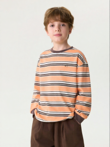 Marc&Janie | Striped Comfortable Cotton T-Shirt Long Sleeve