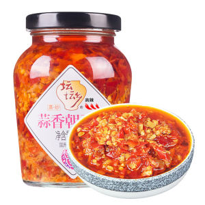 Tangtangxiang พริกเผ็ดวาง 280g หูหนานพิเศษกระเทียมกลิ่นหอมซอสถั่วเหลืองรสเนื้อผัดเครื่องปรุงอาหารใช้ในบ้าน