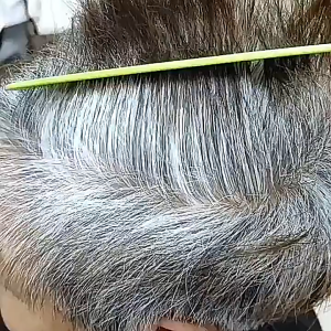 แชมพูปิดผมขาว แชมพูเปลี่ยนสีผม แชมพูปิดผมหงอก hair dye Shampoo สมุนไพร ปิดผมขาว หยุดหงอก ไม่ต้องย้อมแค่สระ หงอกหายทันที ผมดำภายใน 10 นาที 500ML