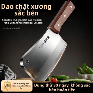 Cooker King | Dao Đầu Bếp Đa Năng Để Cắt Xắt Băm Thịt và Xương