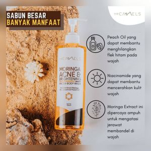 SABUN JERAWAT WAJAH DAN PUNGGUNG PALING AMPUH Moringa Acne and Brightening original