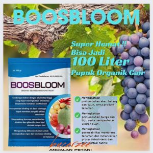 Boosbloom. Pupuk Lengkap Makro Mikro. Mengandung 17 Jenis Asam Amino