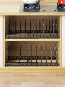 evesigar | Adjustable Shelf for Kitchen Inside Cupboard