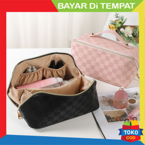Tas Kosmetik Travel Fashion Model Terbaru Kekinian: Tas Kosmetik Anti Air, Fashion Korea, Make Up Pouch Serbaguna, Tas Travel Cosmetic, dan Washbag Anti Air
