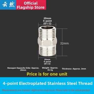 YUNRAN | Double External Thread Copper Fitting