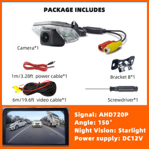 Starlight Night Backup Camera Rear View Reverse Cam AHD1080P or 720P CVBS for Honda Pilot Accord Civic EK FD Odyssey Acura TSX..