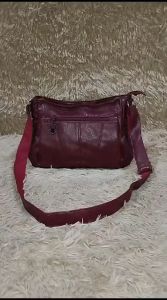 BJ31866 - BLACK/BROWN/RED TAS WANITA FASHION IMPORT MODIS ELEGAN TERMURAH TERLARIS TERBARU BAGSTORE JAKARTA TAS BATAM LT1866 JT11648 CR7627 GT2054