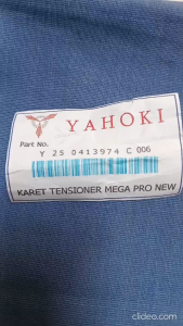 Karet Tensioner SET Guide Cam Chain MEGAPRO NEW Merk YAHOKI