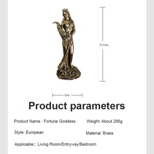 Greek Goddess Wealth Ornaments: Enhance Your Home & Office Ambiance