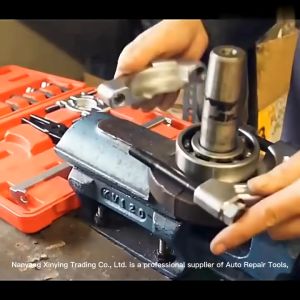 14Pcs Bearing Puller Remover Bearing Separator Splitter Press Kit Tool Pembuka Bearing Cranshaft Puller Rxz Tools