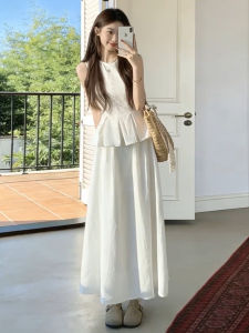 SENWA | Elegant French Summer Dress Vest Long Dress