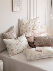 Cotton Pillowcases Childrens Digital Printing Shell Edge Soft Comfortable All Cotton Pillow Covers for Home Use