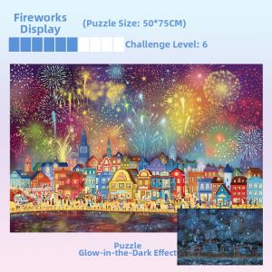MAODETIANKONGZHICHENG | Adult Healing Fireworks Jigsaw Puzzle