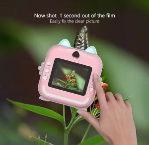 Q5 Kid Mini Digital Camera Instant Print Camera With HD Digital Photography Camera Portable Mini Thermal Print Paper for Girl Christmas Gift