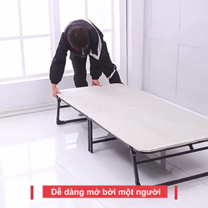 BMZAR Giường gấp 1.9m đơn giản tiện lợi cho người lớn khung thép chắc chắn chất lượng cao giảm giá 50%
