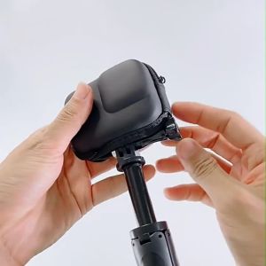 Mini Storage Case for Go Pro Hero Carrying Bag Gopro Hero11 10 9 8 7 6 Sjcam Sj4000/5000/6000 Xiaoyi DJI OSMO Action Camera Universal Mini EVA Protective Storage Bag for GoPro 12 Hero 12 11 10 9 Black Action Camera Waterproof Box Mount Go Pro Accessories