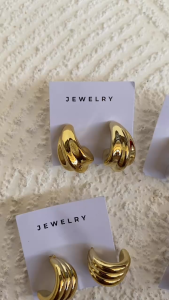 Fahima - Anting Hijab Hoop Earrings