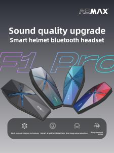 ASMAX | Bluetooth Helmet with Noise Reduction for Motorcycle Riding F1 Pro