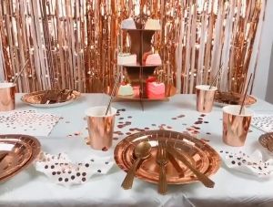 EmmAmy] SG Seller] Rose Gold Bride to be Miss to Mrs Balloon Set Bride Flower Shower Party Decoration Valentines gift