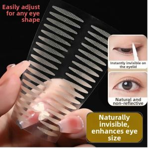 Natural Invisible Double Eyelid Tape for Monolid and Inner Double Eyelid Lace Oval Eye Beautifier