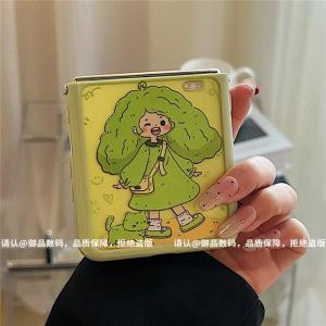 Forest Girl Style Silicone Phone Case Creative Trendy Customized Honor MagicVFlip2 Protective Cover Fashionable Artistic Design