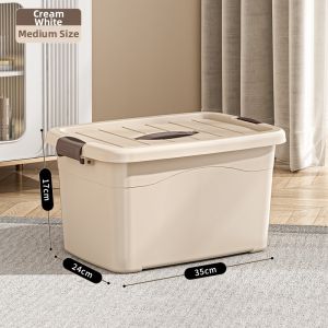 XUNHUAI | Large Transparent Plastic Storage Box for Clothing and Quilts