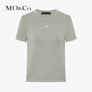 MO&Co. | Fitted Stretchable Short Sleeve T-Shirt Summer