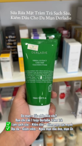Sữa Rửa Mặt Tràm Trà Sạch Sâu Kiềm Dầu Cho Da Mụn Derladie Herbal Extract Care Deep Cleansing Foam 150ml Hàn Quốc (Chính hãng)