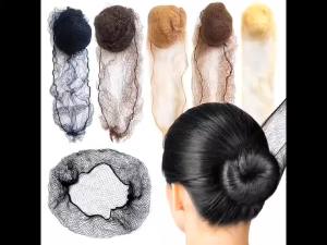 10/30Pcs Durable Nylon Hair Net For Bun Hair Style Tool Black Blonde Brown Hair Net For Wigs Mesh Hair Styling Hairnets