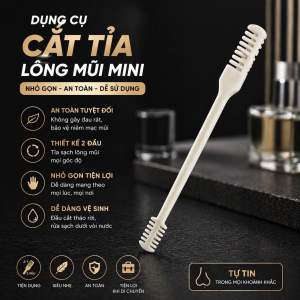 Dụng Cụ Cắt Tỉa Lông Mũi Mini Dao Cạo Lông Mũi Thông MinhDụng cụ cắt tỉa lông mũi xoay 360 độ